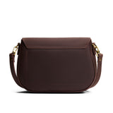 Moose Large | Petite leather Crossbody with a flap and magnetic closure