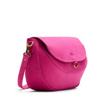 Royalty Large | Leather Crossbody with a flap and magnetic closure