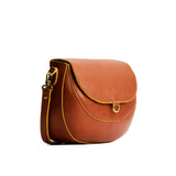 Sienna Large | Leather Crossbody with a flap and magnetic closure