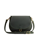 Evergreen Small | Petite leather Crossbody with a flap and magnetic closure