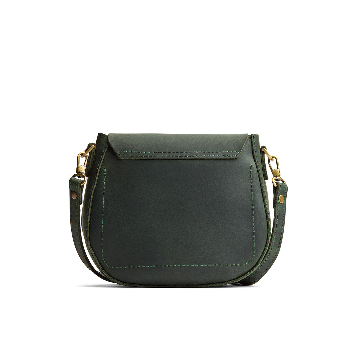 Evergreen*Small | Petite leather Crossbody with a flap and magnetic closure