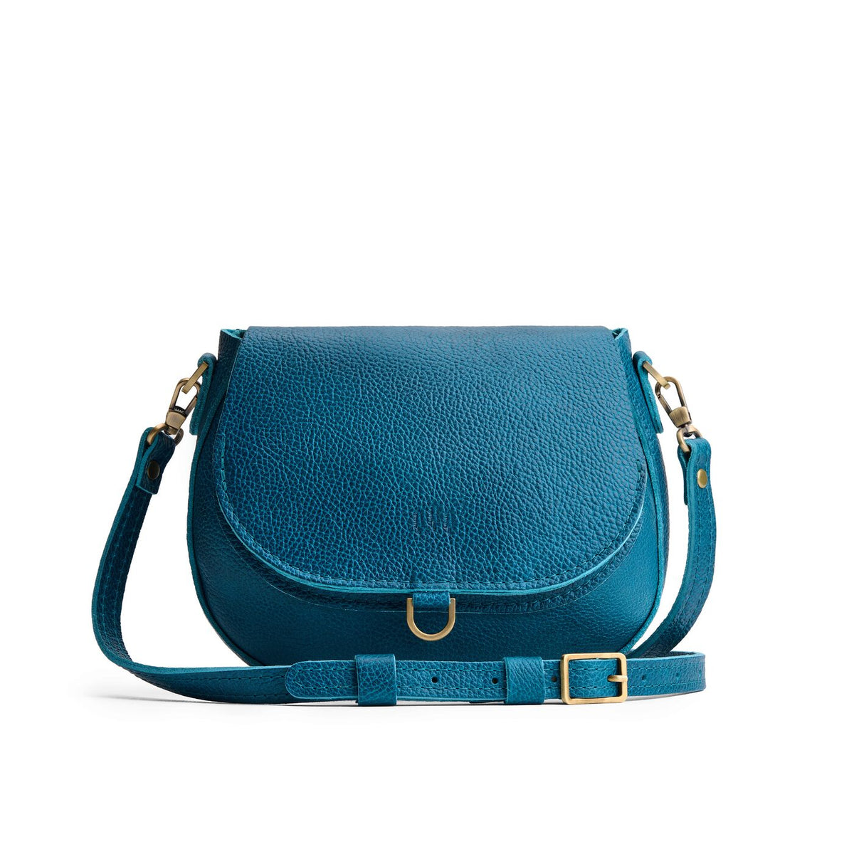 Planetary*Small | Petite leather Crossbody with a flap and magnetic closure
