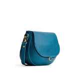 Planetary Small | Petite leather Crossbody with a flap and magnetic closure
