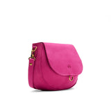 Royalty Small | Petite leather Crossbody with a flap and magnetic closure