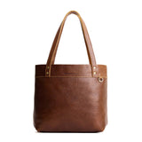 Asheville Medium Classic | Leather tote bag with riveted straps and exterior key loop