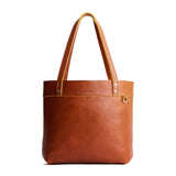 Sienna Medium Classic | Leather tote bag with riveted straps and exterior key loop