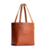 Sienna Medium Classic | Leather tote bag with riveted straps and exterior key loop