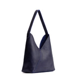 Cobalt Large | Mid-size shoulder bag with magnetic snap closure