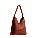 Nutmeg Large | Mid-size shoulder bag with magnetic snap closure