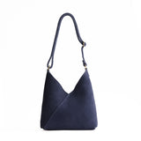 Alaska Blue Small | Petite shoulder bag with adjustable strap and magnetic snap closure