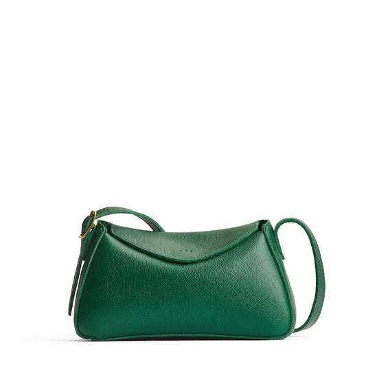 Bacalar*Small | Leather Crossbody with a flap and magnetic closure