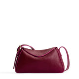 Orchid Small | Leather Crossbody with a flap and magnetic closure