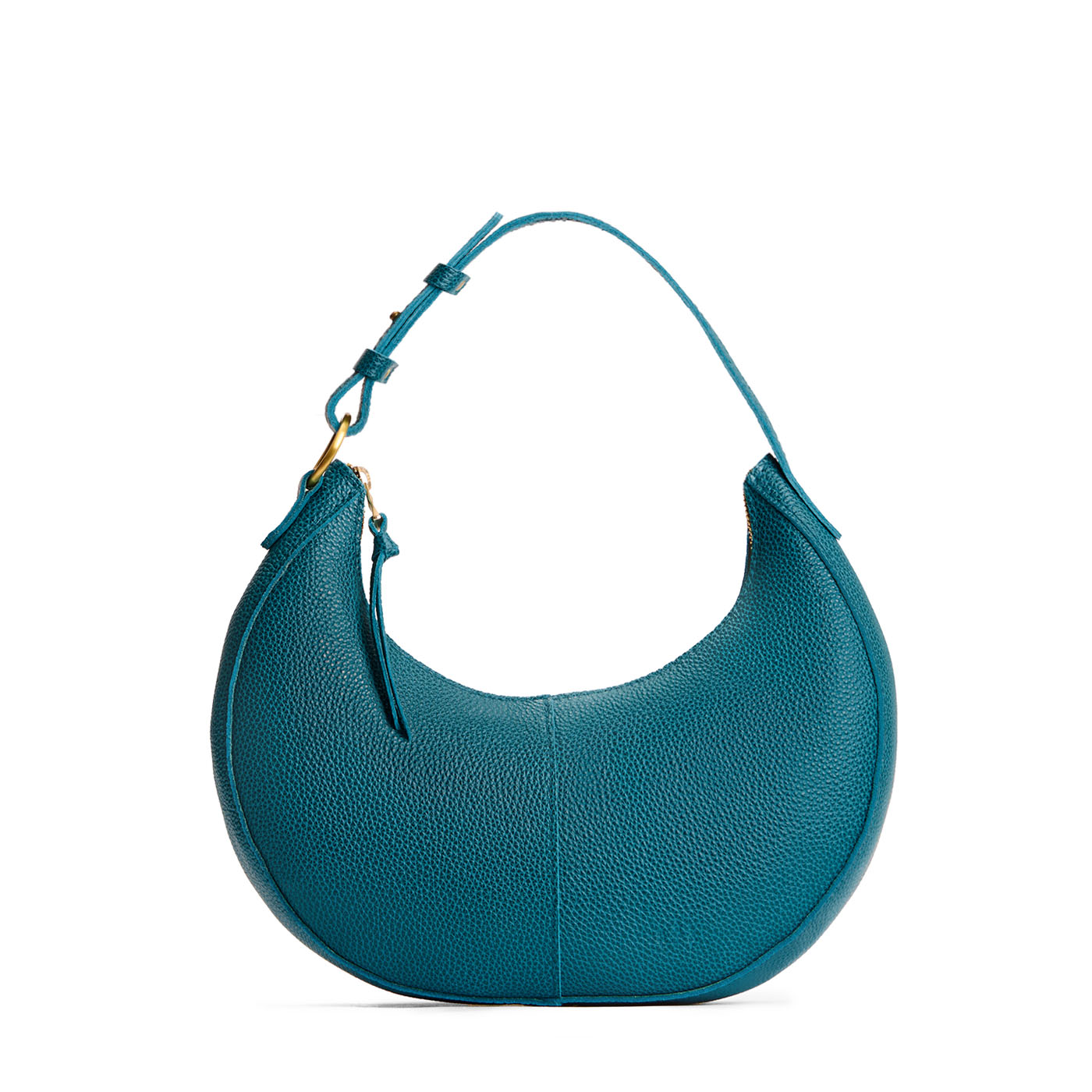 Aquarius*Classic | Crescent shaped shoulder bag with zipper closure and adjustable strap