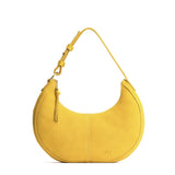 Hello Yellow Classic | Crescent shaped shoulder bag with zipper closure and adjustable strap
