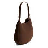 Stagecoach Large | Rounded shoulder bag with adjustable strap on a white background