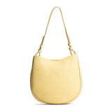 Butter Bliss Medium | Rounded shoulder bag with adjustable strap on a white background
