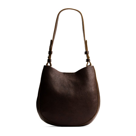 Coldbrew*Medium | Rounded shoulder bag with adjustable strap on a white background