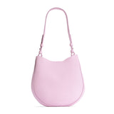 Pinkaboo Medium | Rounded shoulder bag with adjustable strap on a white background