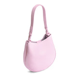 Pinkaboo Medium | Rounded shoulder bag with adjustable strap on a white background
