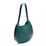 Sea Glass Medium | Rounded shoulder bag with adjustable strap on a white background