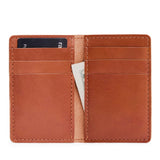 Toscano | Vertical cardholder with six card slots on a white background