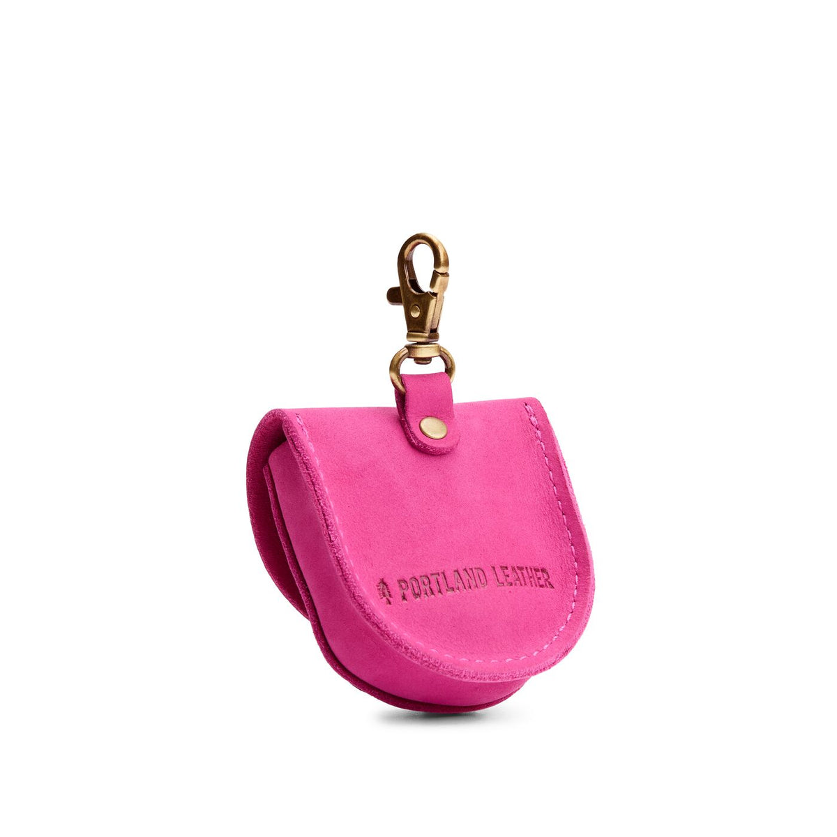 Royalty | U shaped pouch with layered leather flower cutout
