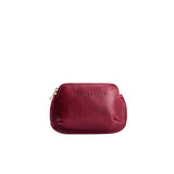 Orchid Small | Small pouch with top zipper and curved edges