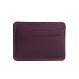 Larkspur | Minimalist leather wallet with card slots and PLG logo