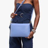 Aster Large | Zip top crossbody bag with detachable strap