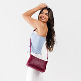 Orchid Classic | Zip top petite crossbody bag with detachable strap