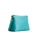 Seafoam Classic | Zip top crossbody bag with detachable strap