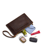 Coldbrew Small | Wristlet pouch with front pocket and zipper closure