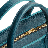Lagoon ANY Zipper | Petite tote purse with structured leather handles and crossbody strap