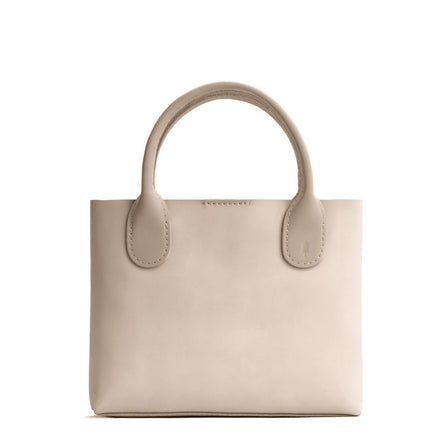 Dragon Bone*Large | Mid-size tote purse with structured leather handles and crossbody strap