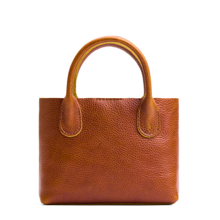 Sienna*Small | Petite tote purse with structured leather handles and crossbody strap