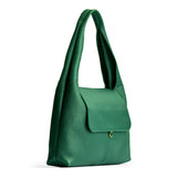 Bacalar Large | Slouchy triangle shaped shoulder bag with a flap