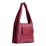 Orchid Large | Slouchy triangle shaped shoulder bag with a flap