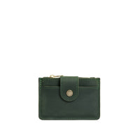 Evergreen | Compact wallet with snap closure and zippered pouch