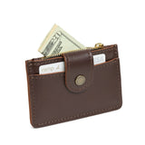 Grizzly | Compact wallet with snap closure and zippered pouch