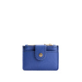 Molino Blue | Compact wallet with snap closure and zippered pouch