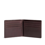 Trailstone Deluxe | Bifold leather wallet with visible stitching on a white background