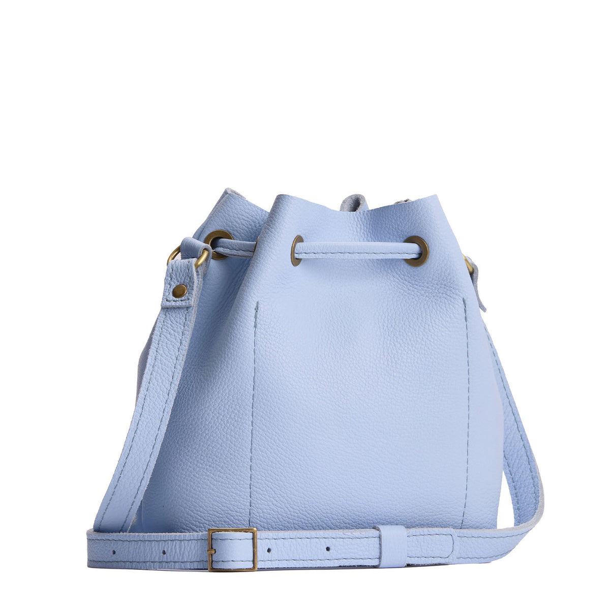 Skyway*Small | Slouchy crossbody bag with leather drawstring closure
