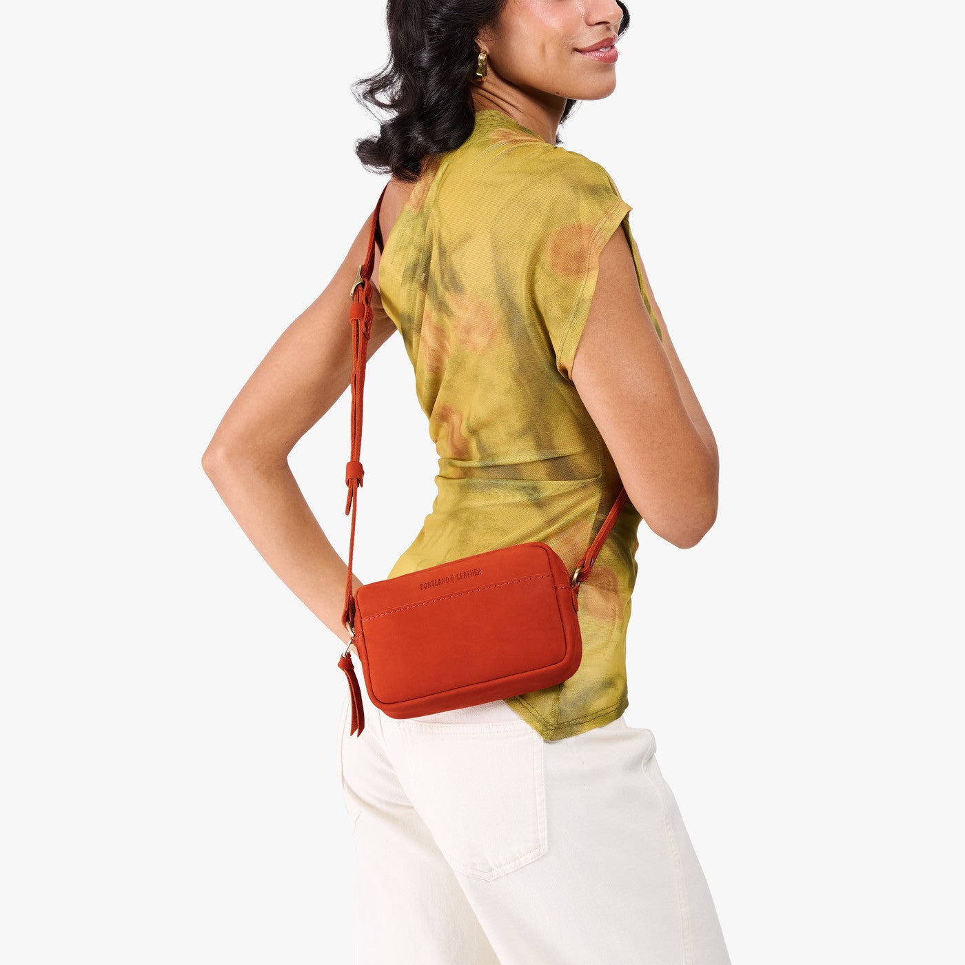Paprika*Small | Rectangular crossbody with adjustable strap