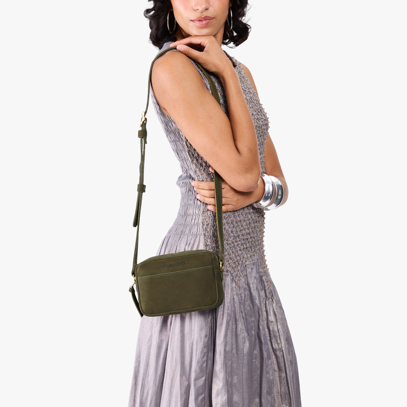 Verdant*Small | Rectangular crossbody with adjustable strap