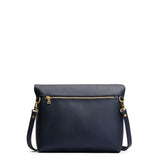 Night Owl Small | Convertible tote clutch crossbody with a back zipper pocket folded into a clutch