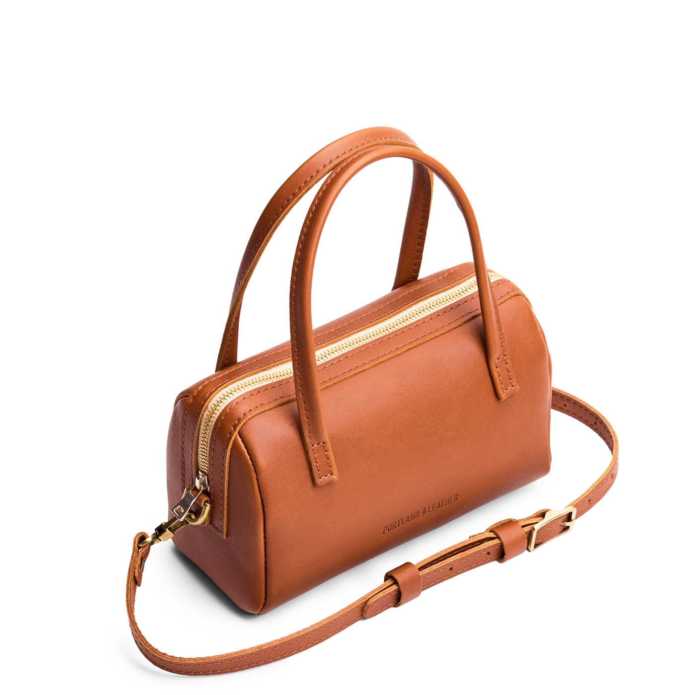 Honey*Small | Mini duffle shaped handbag with crossbody strap