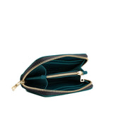 Harbor | Small leather wallet with zipper and PLG logo