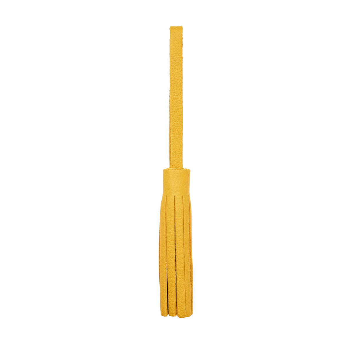 Pomello*Large | Fringed leather tassel with leather loop