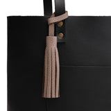Sparrow Large | Fringed leather tassel with leather loop