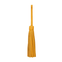 Sunshine*Large | Fringed leather tassel with leather loop